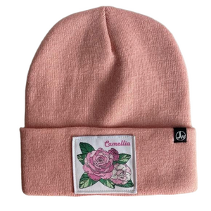 Joywant Pink Knit Beanie Soft Acrylic Women Winter Hat All Season Cuffed Beanies